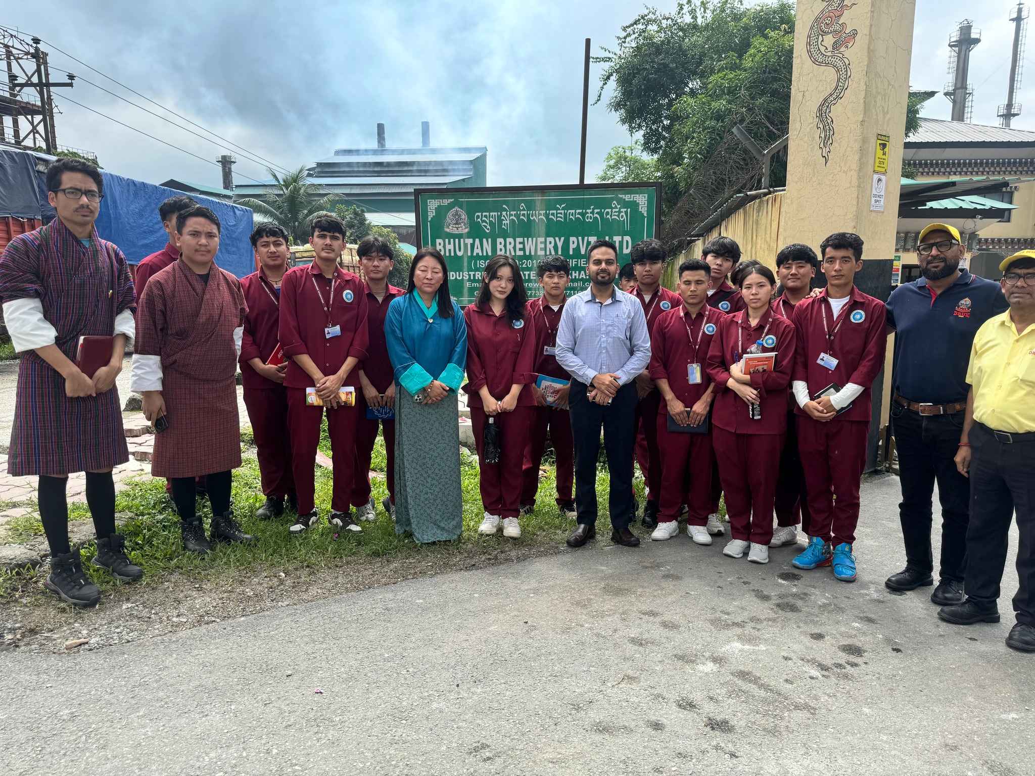 Industrial Visit to Bhutan Brewery Provides Students with Practical Engineering Exposur