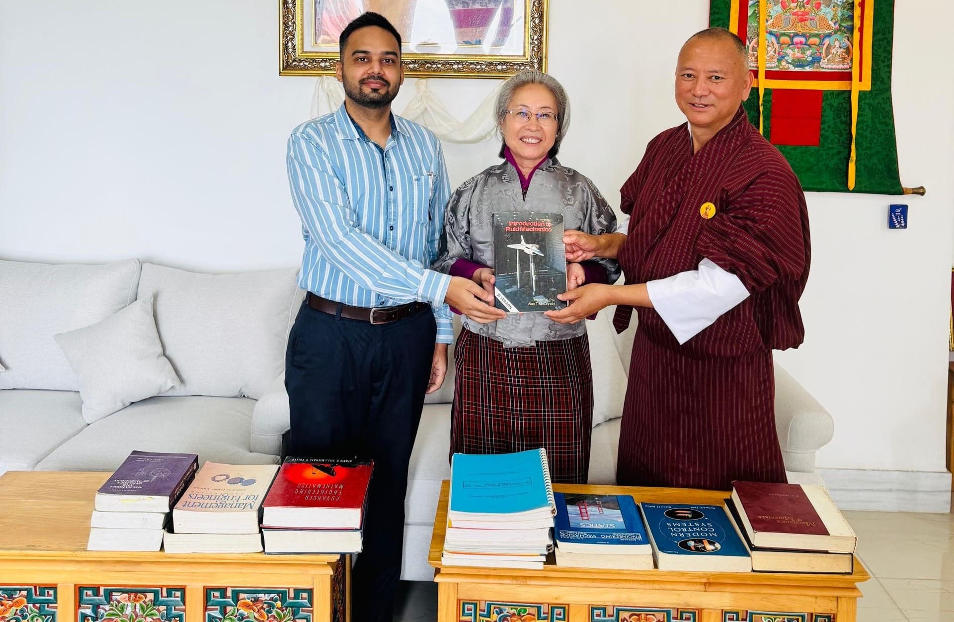 Dasho Tashi Wangmo Donates